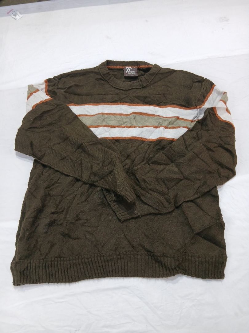 Brown Striped Sweater