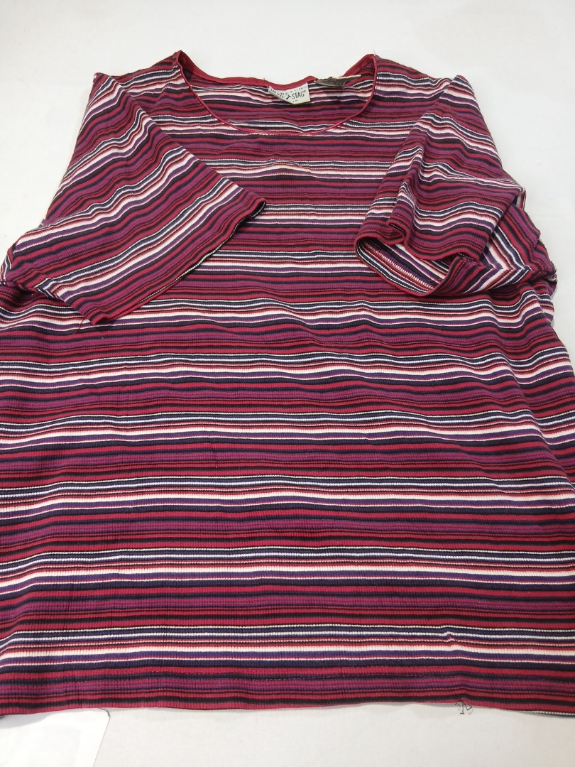 Langarm gestreiftes T-Shirt