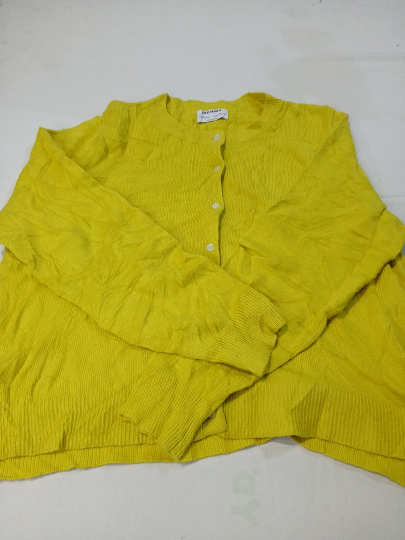 Yellow Knit Sweater Vest