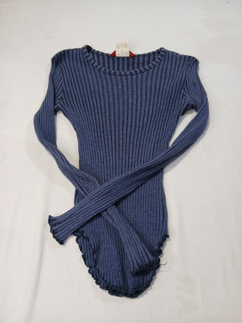 Long Sleeve Ribbed Bodysuit