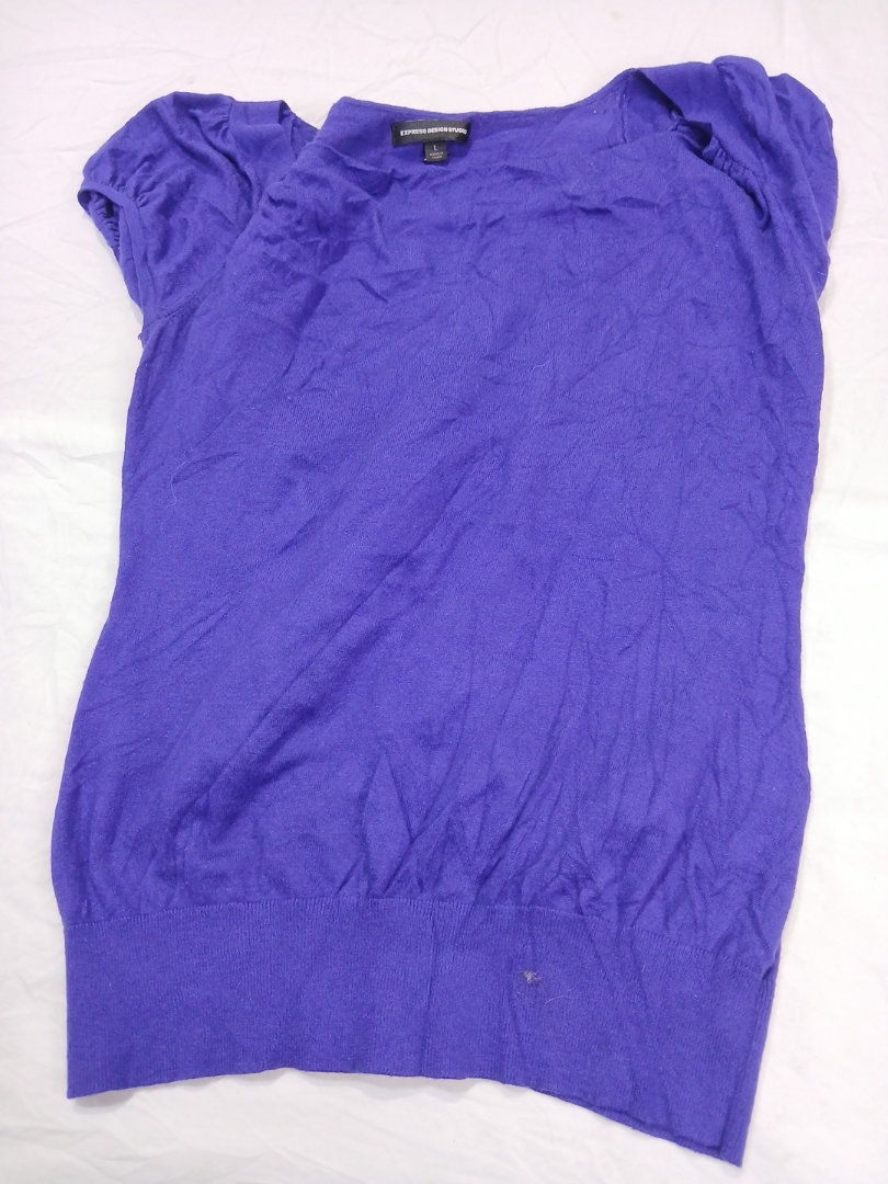 Purple Short-Sleeve Top