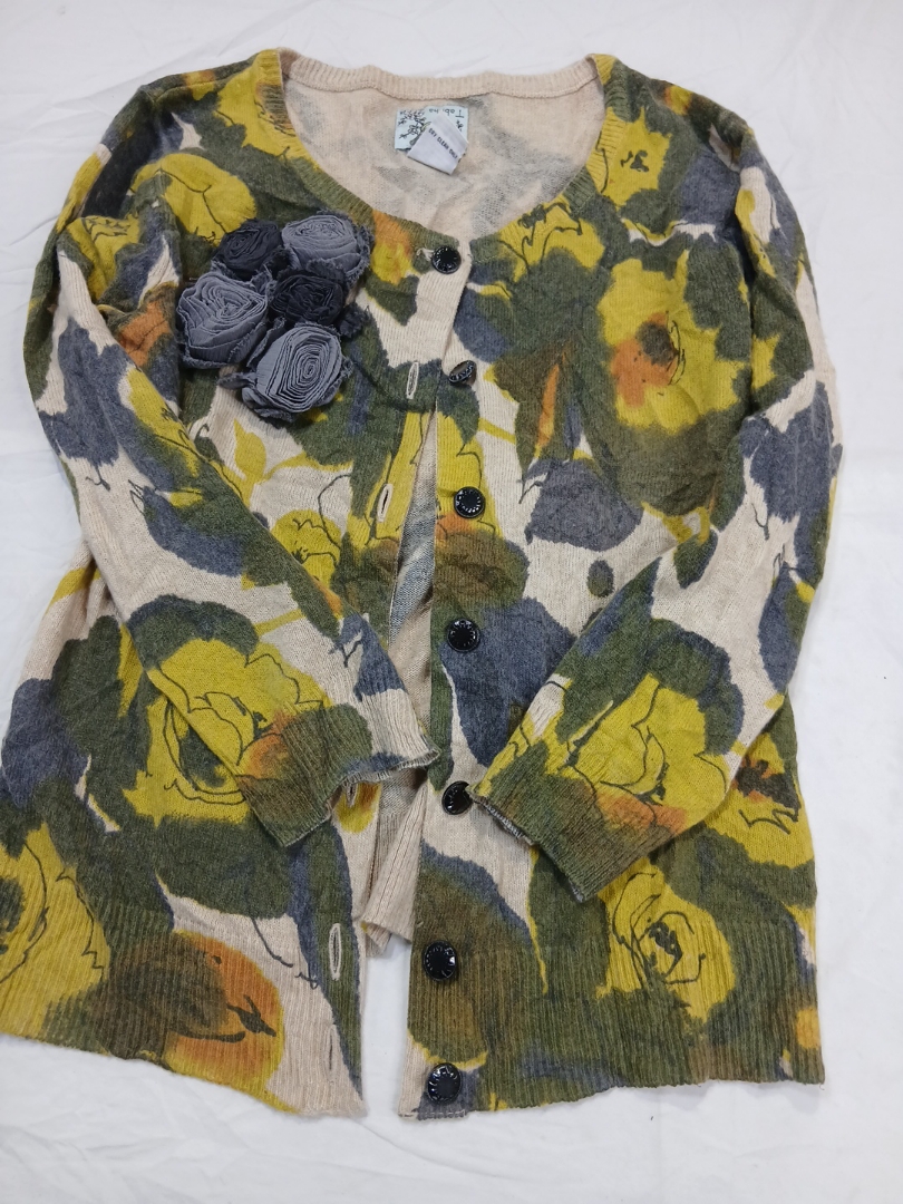 フローラルカーディガン