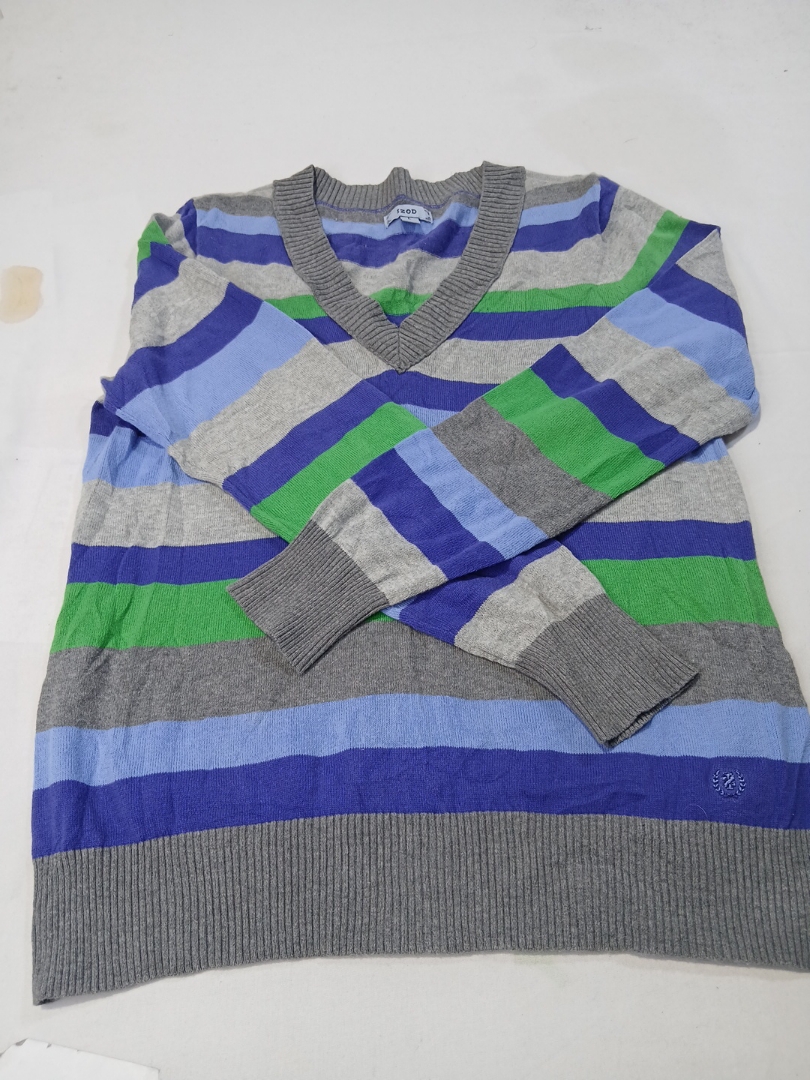 メンズストライプセーター