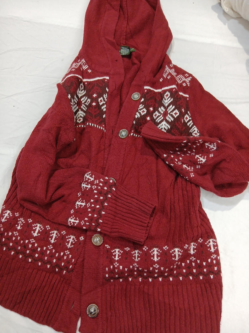 Eberie Bauer Hooded Knit Cardigan