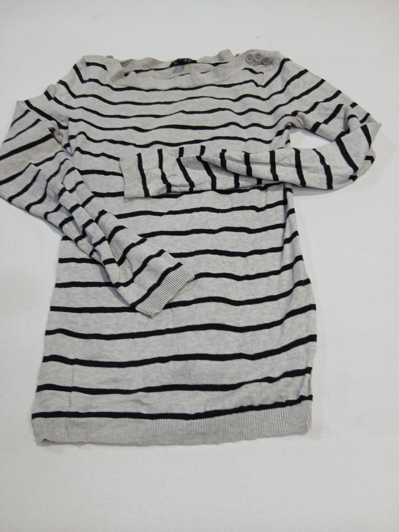 Langarm gestreiftes T-Shirt