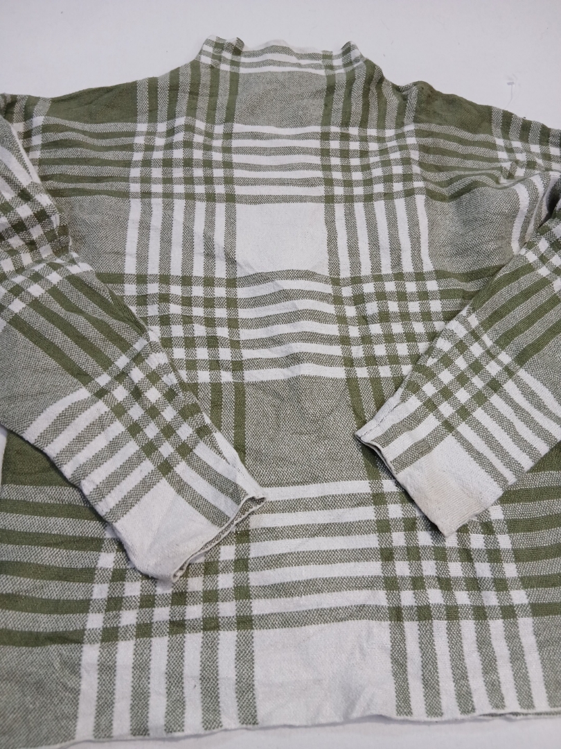 Green Plaid Flannel Shirt