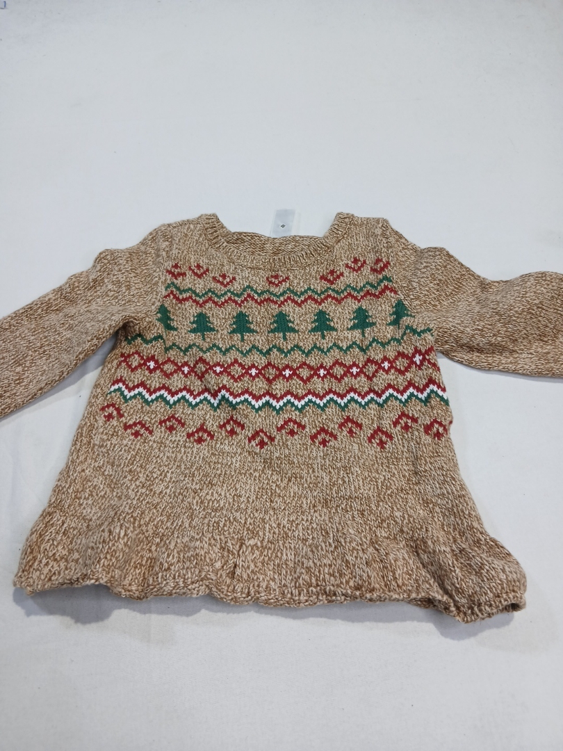 Maglione lavorato a maglia con motivo natalizio