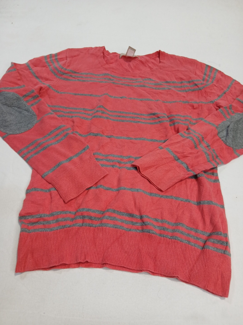 Maglione a collo rotondo a righe