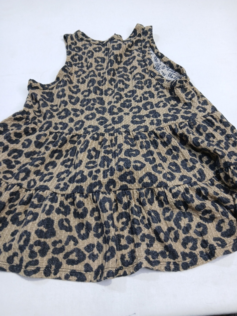 アニマルプリント ノースリーブトップ