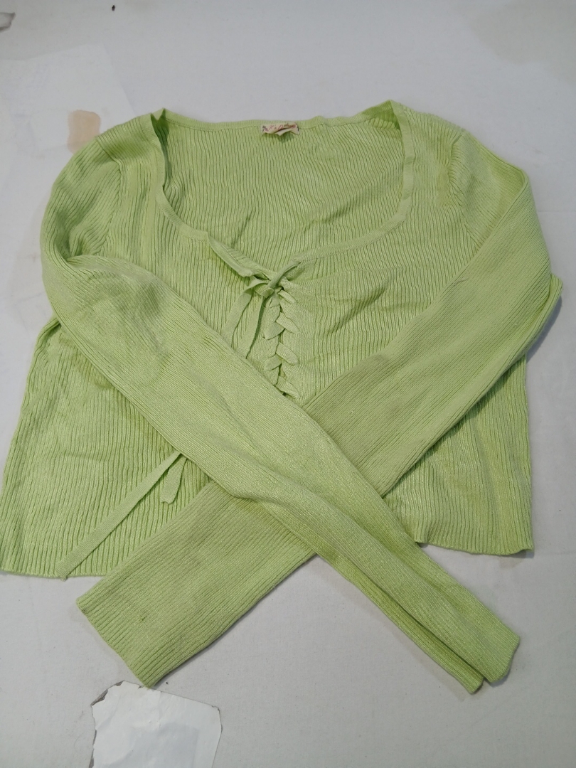 Lime Green Knit Top