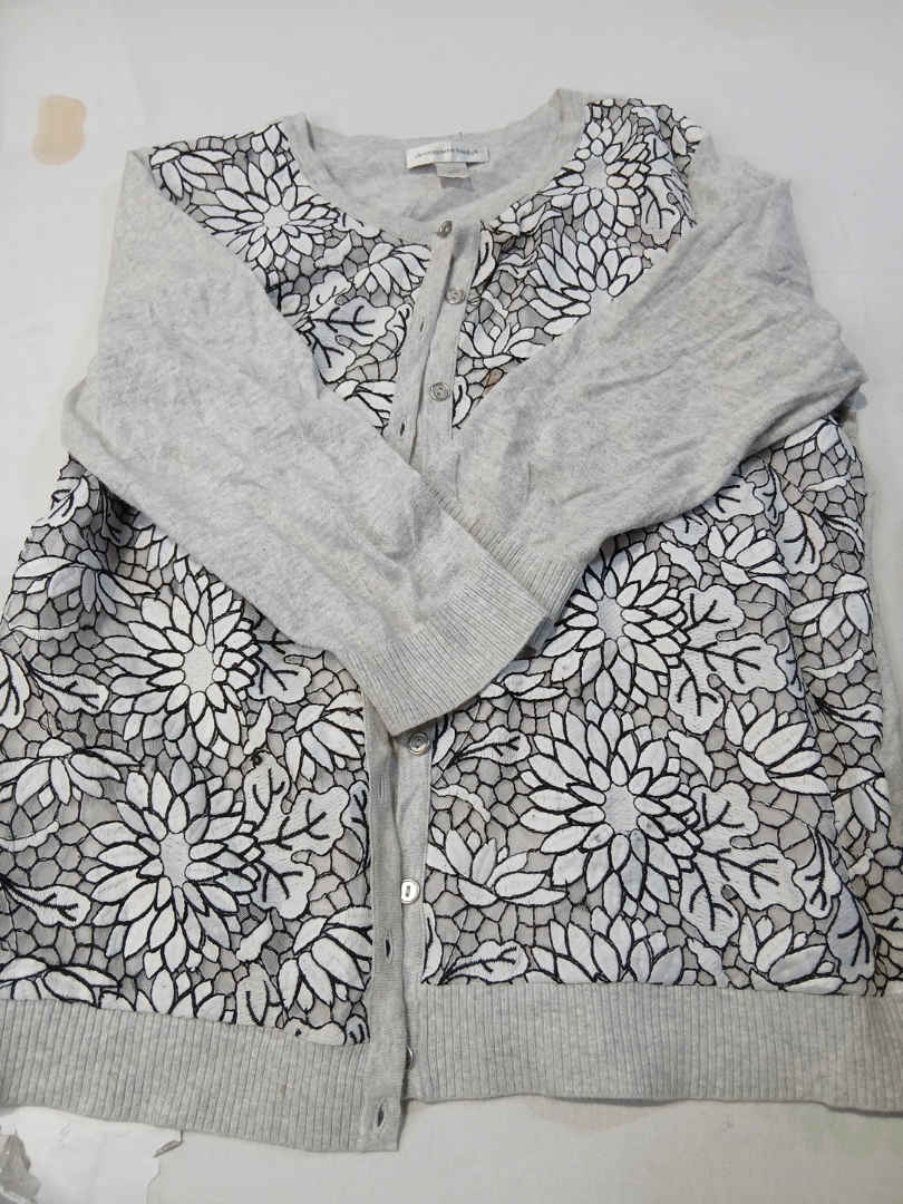 Cardigan Floral Gris Christopher & Banks