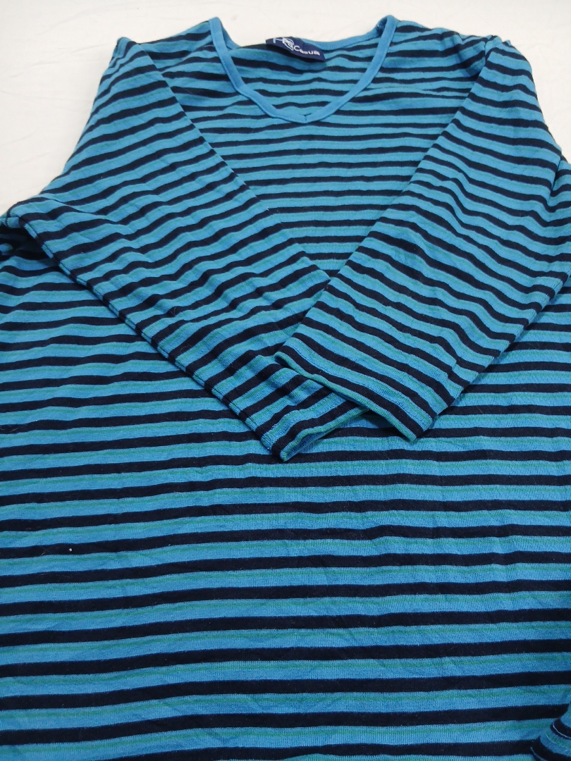 Blue Striped Top