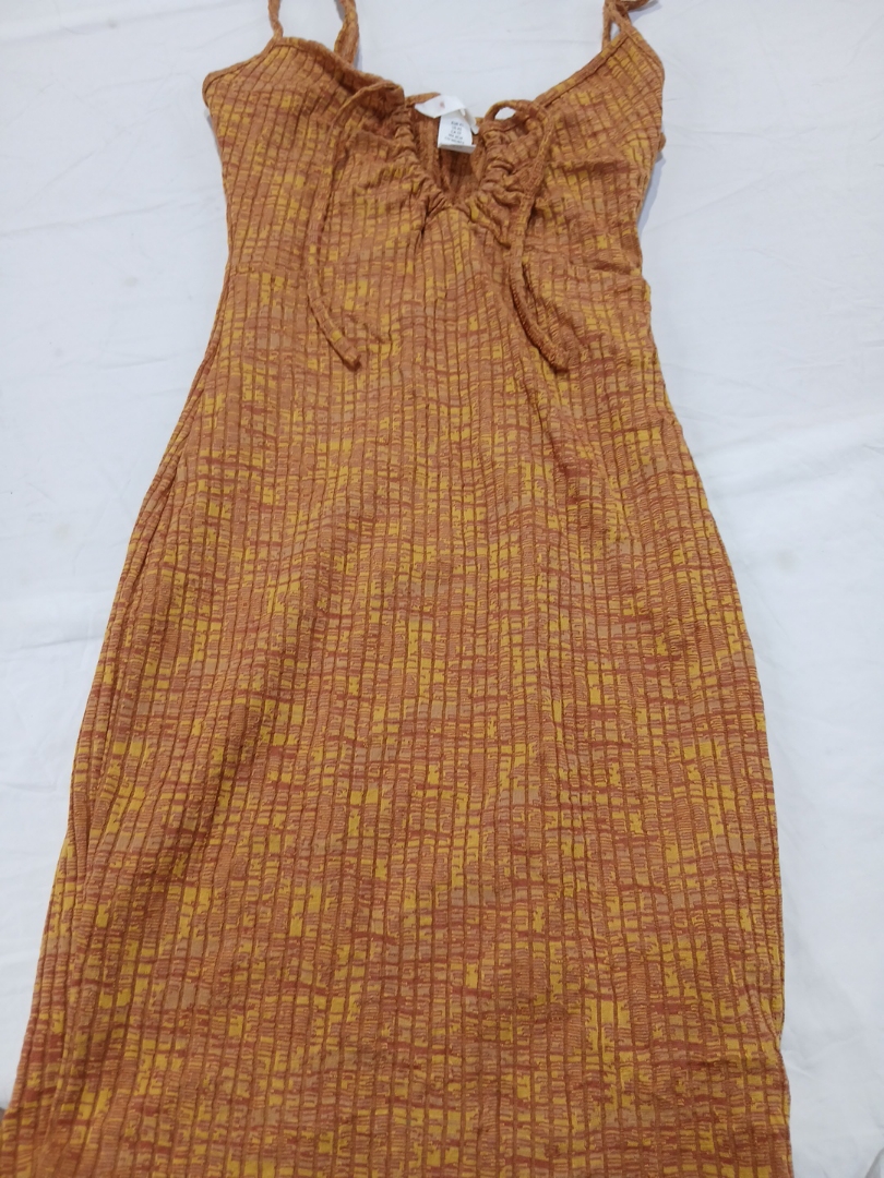 Abito estivo senza maniche con fiocco per donna