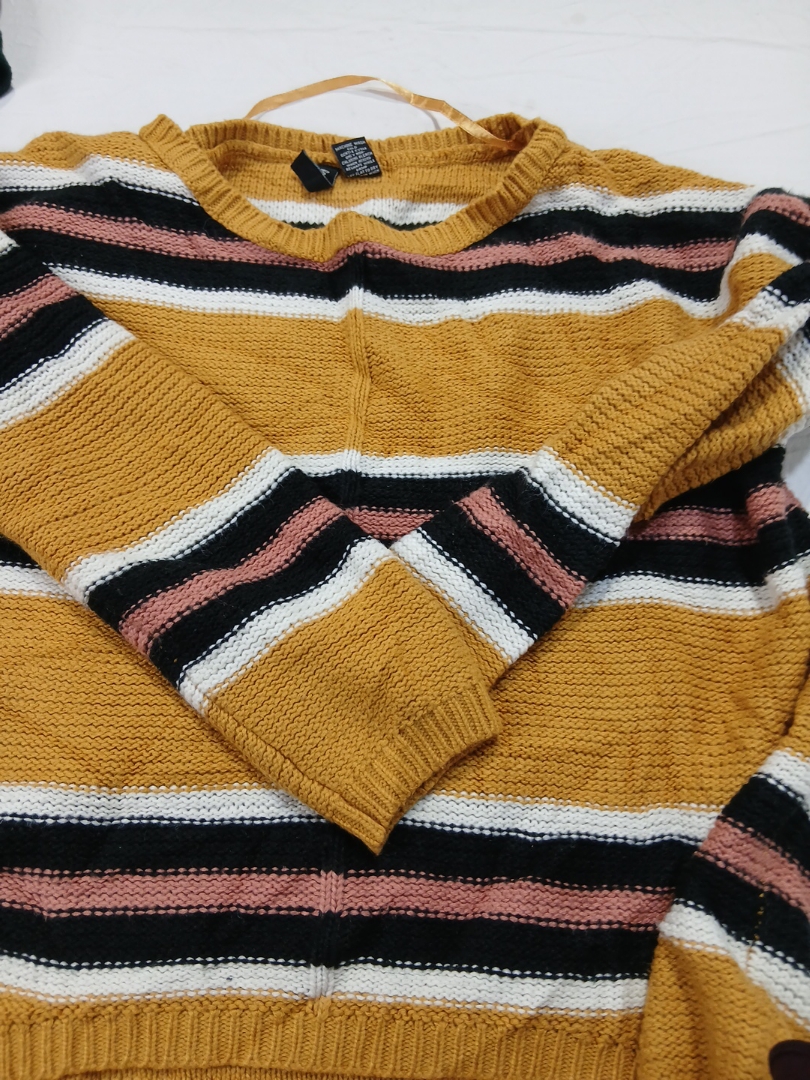 Free People Pull en maille rayé