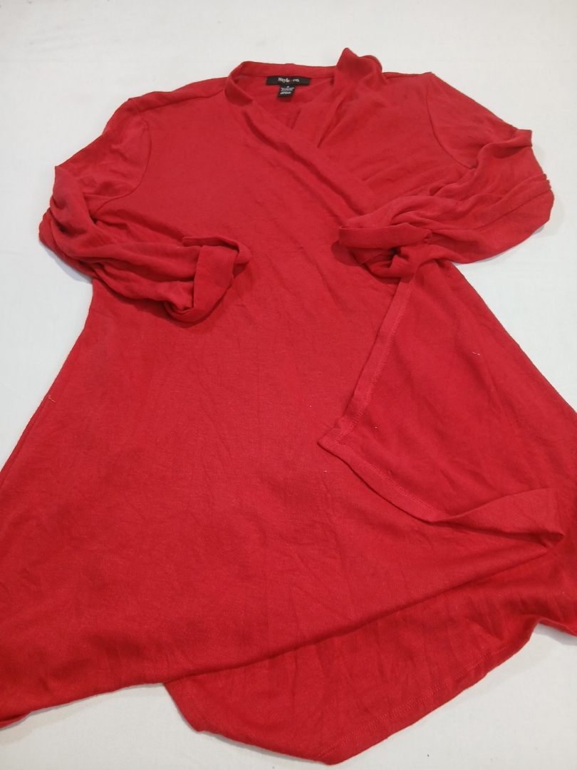 Red Short Sleeve Dress