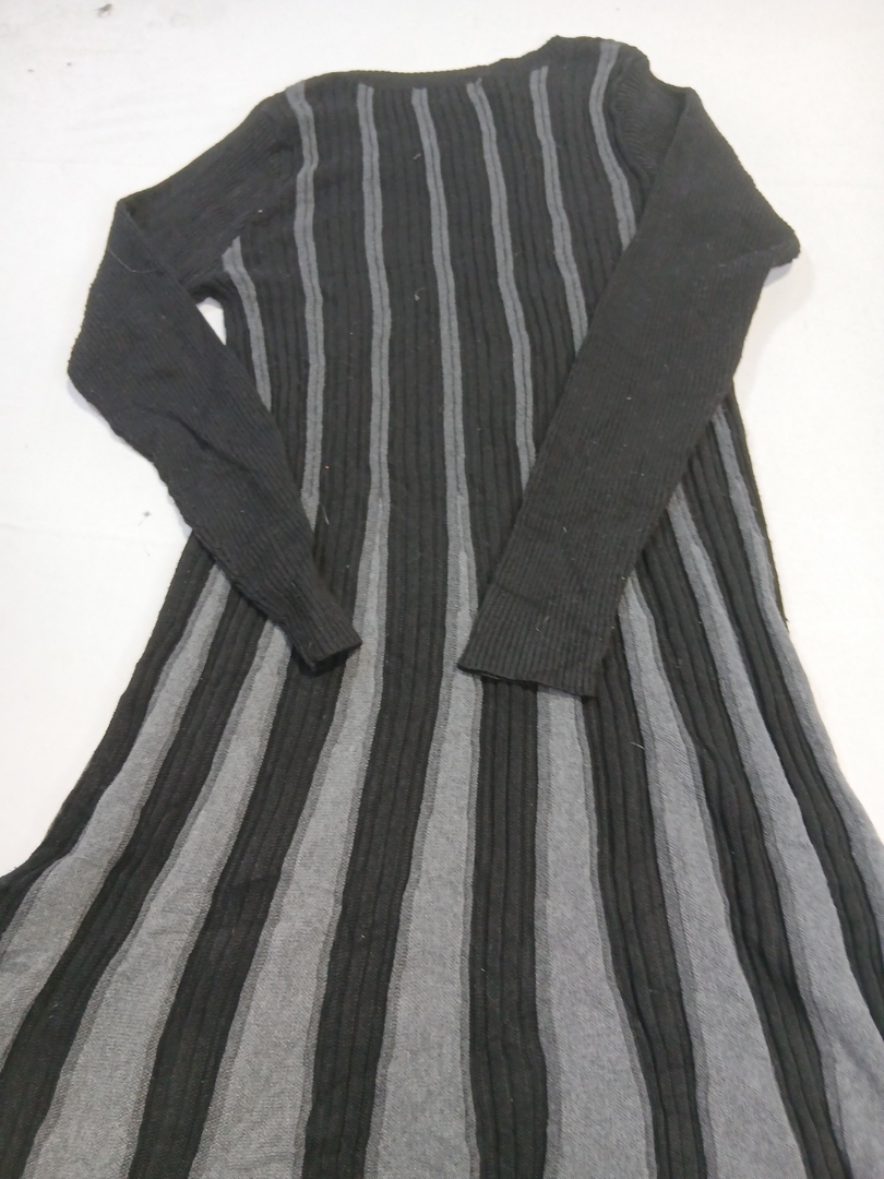 Peppermint Ribbed Knit Striped Dress