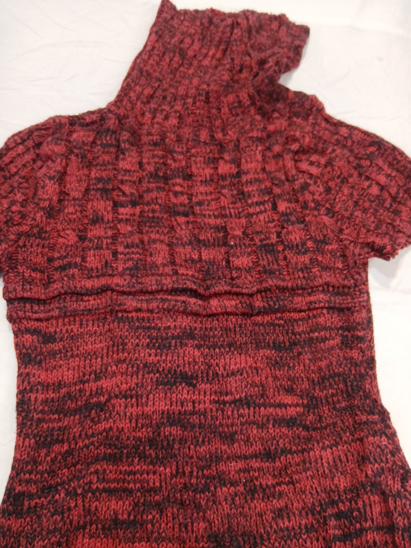 Red Knit Top
