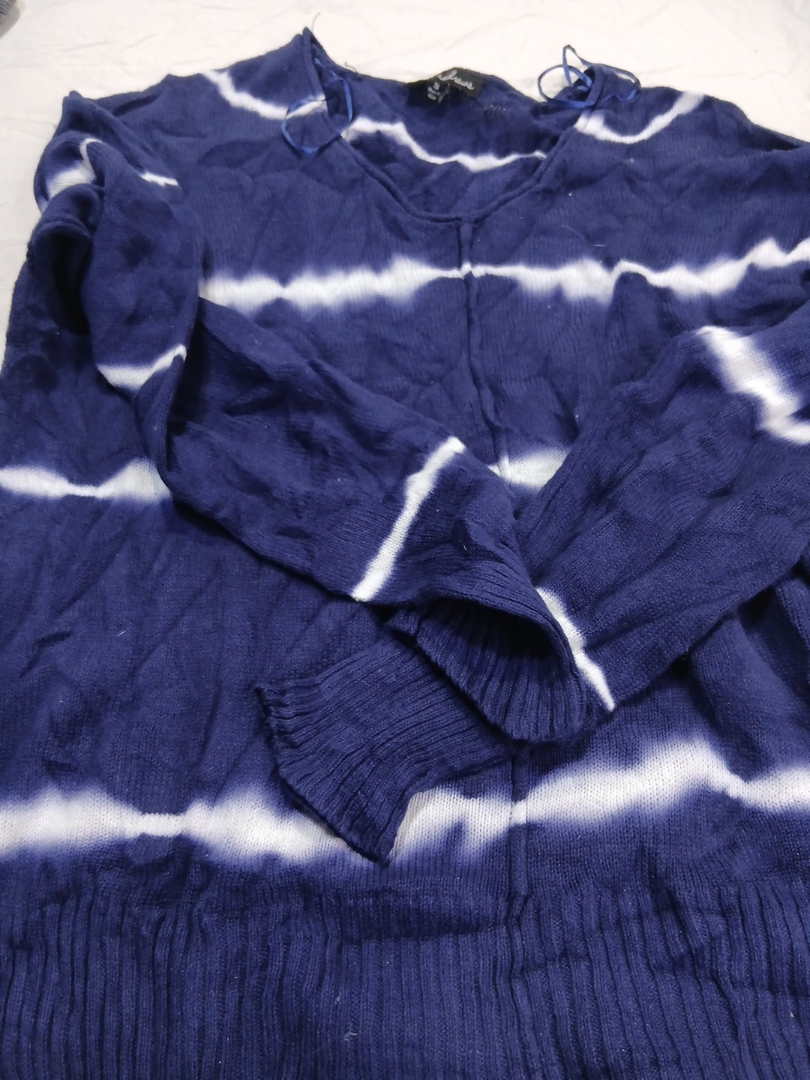 Blue Tie-Dye Sweater