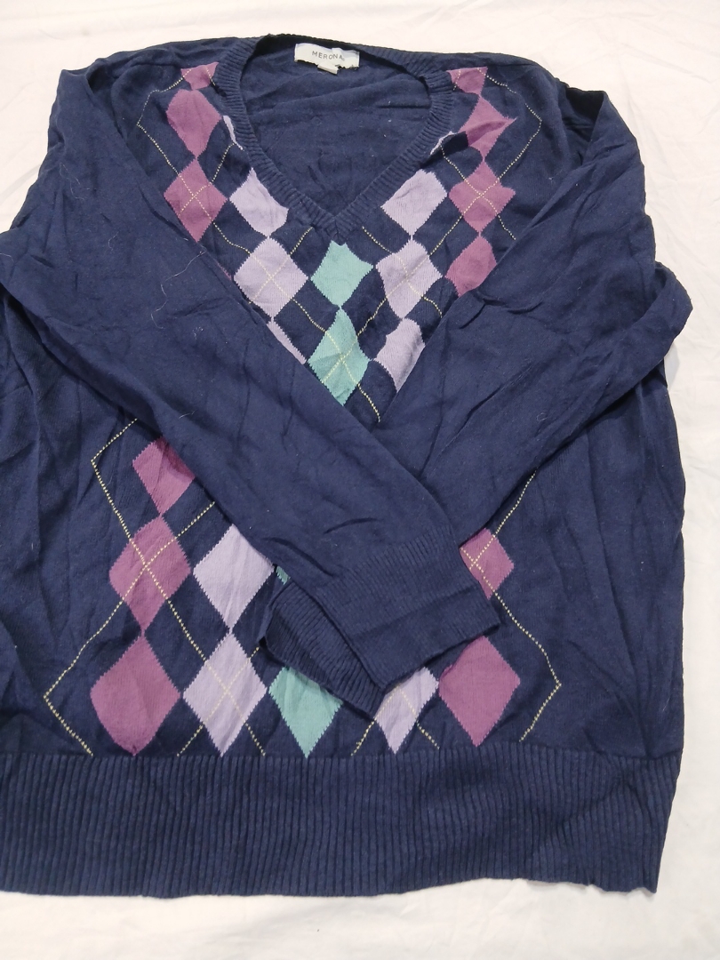 Pull en motif argyle