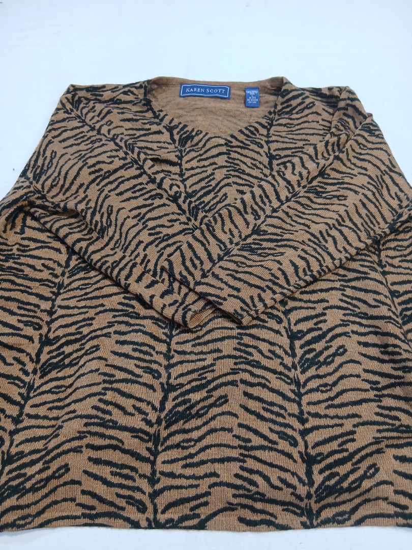 Débardeur à imprimé animal Karen Scott