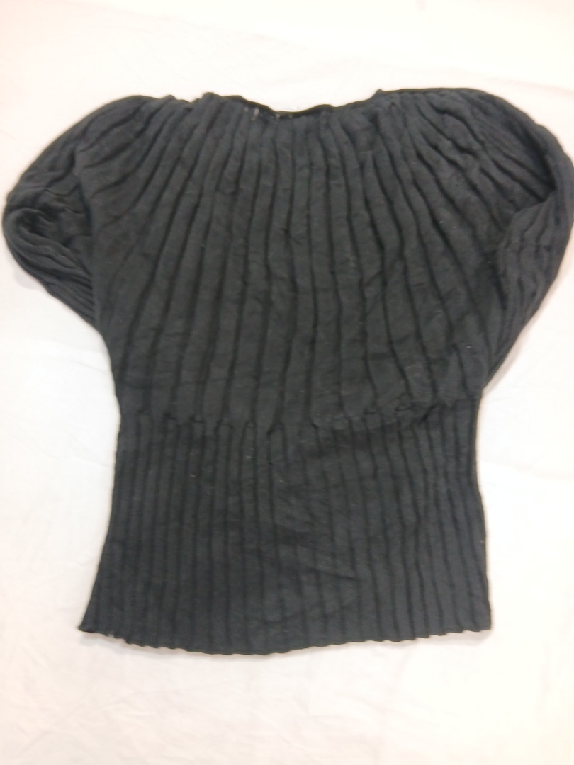 Blusa de malha canelada