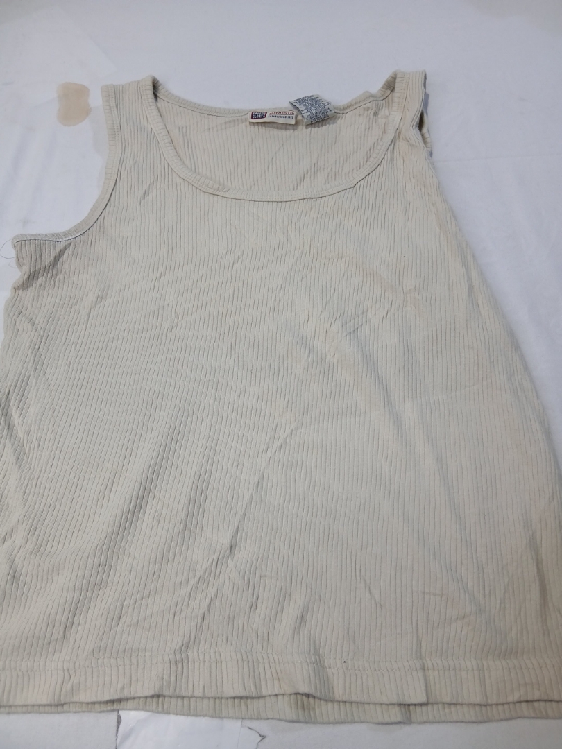 リブタンクトップ