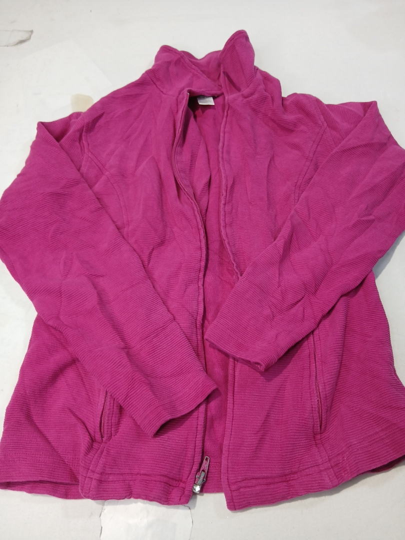 ジョーンズ ニューヨーク スポーツ ピンク ジップアップ ジャケット