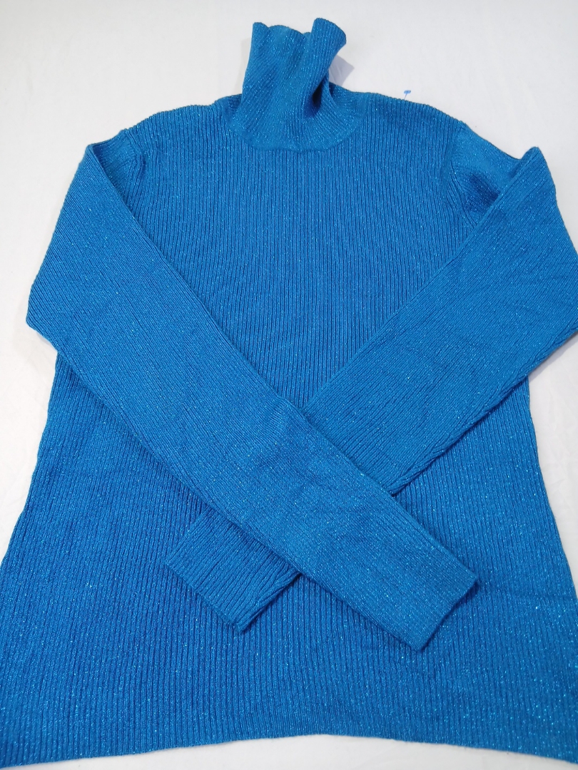 Top In Maglia Blu
