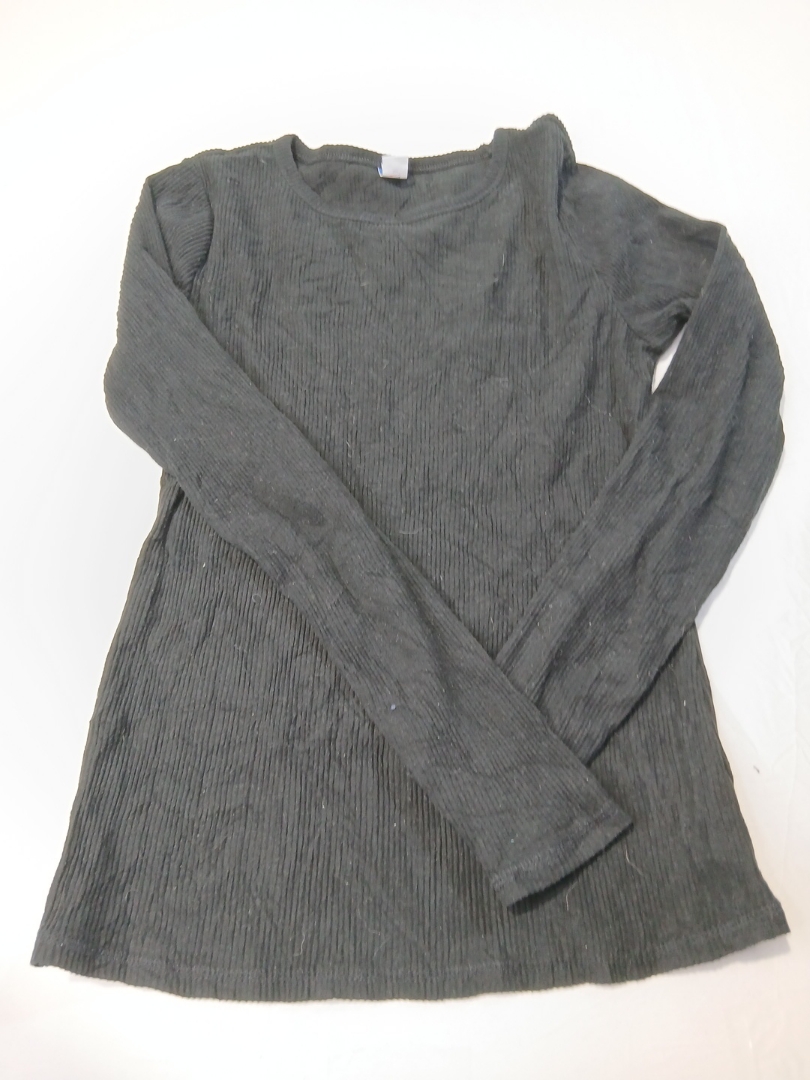 ロングスリーブリブトップ