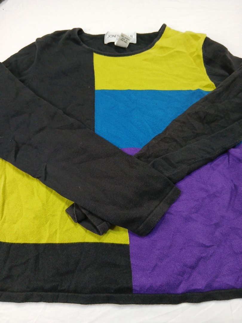 Felpa a maniche lunghe con blocchi di colore