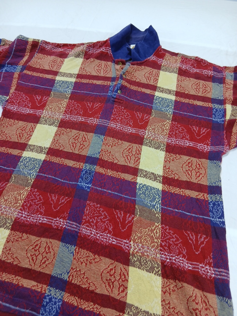 パッチワークシャツ