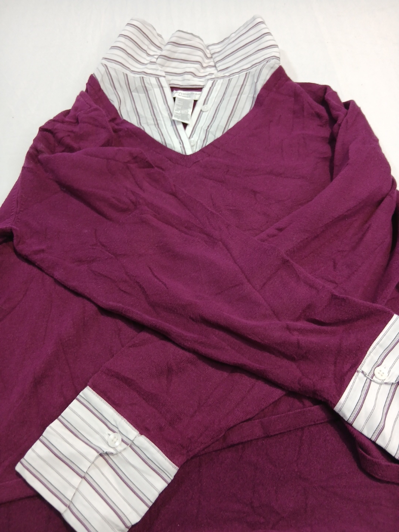 女性用パープルカーディガン