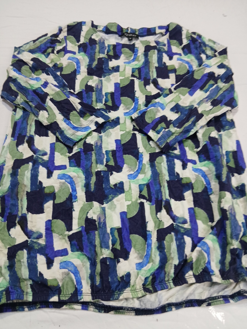 Blouse with Abstract Pattern