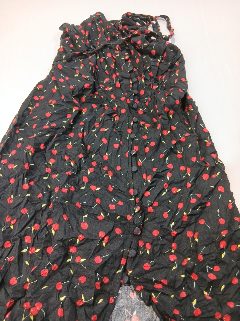 Abito a stampa ciliegia