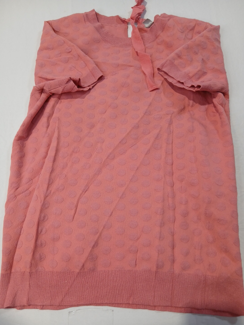Top en tricot rose