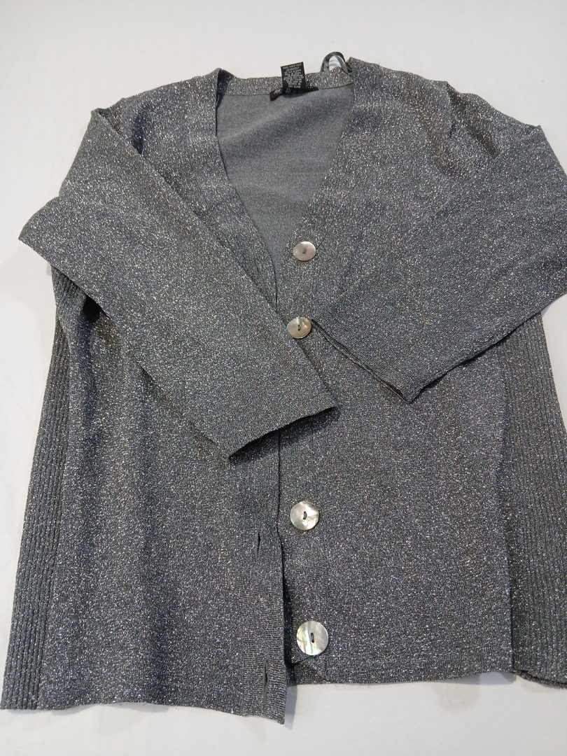 Camiseta de Manga Curta Brilhante Feminina