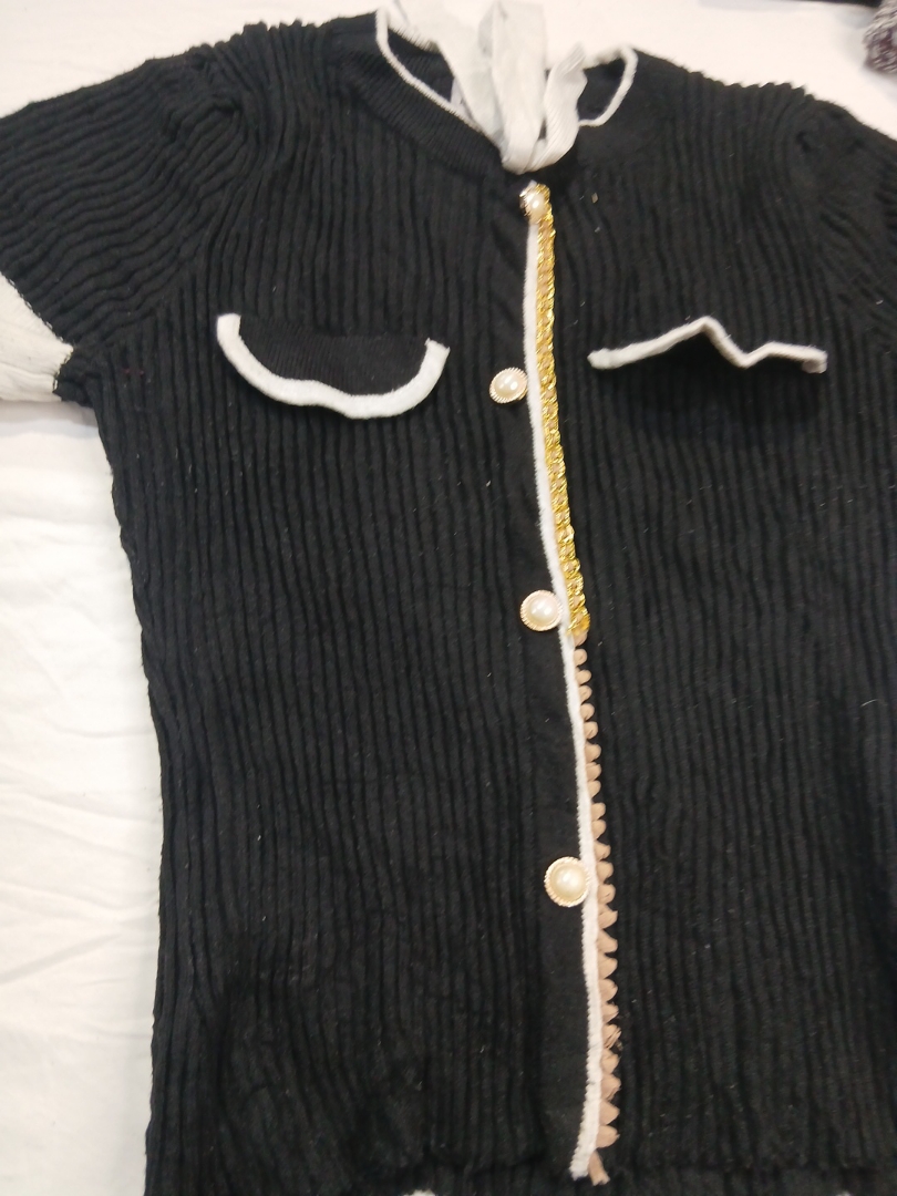 Ribbed Short Sleeve Top