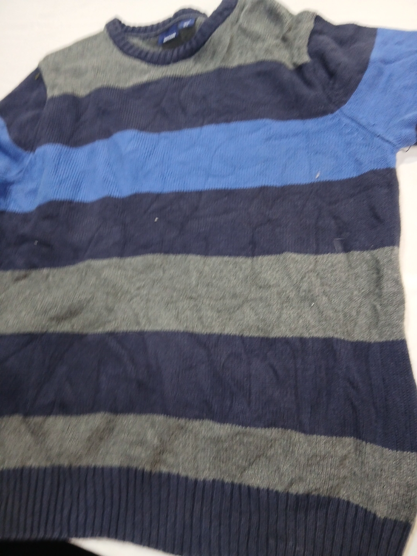 メンズストライプセーター