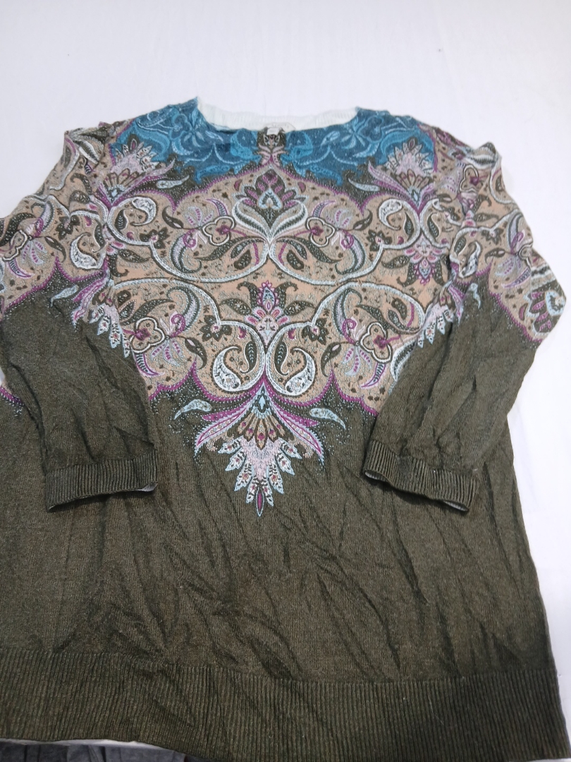 Talbots Paisley Sweater