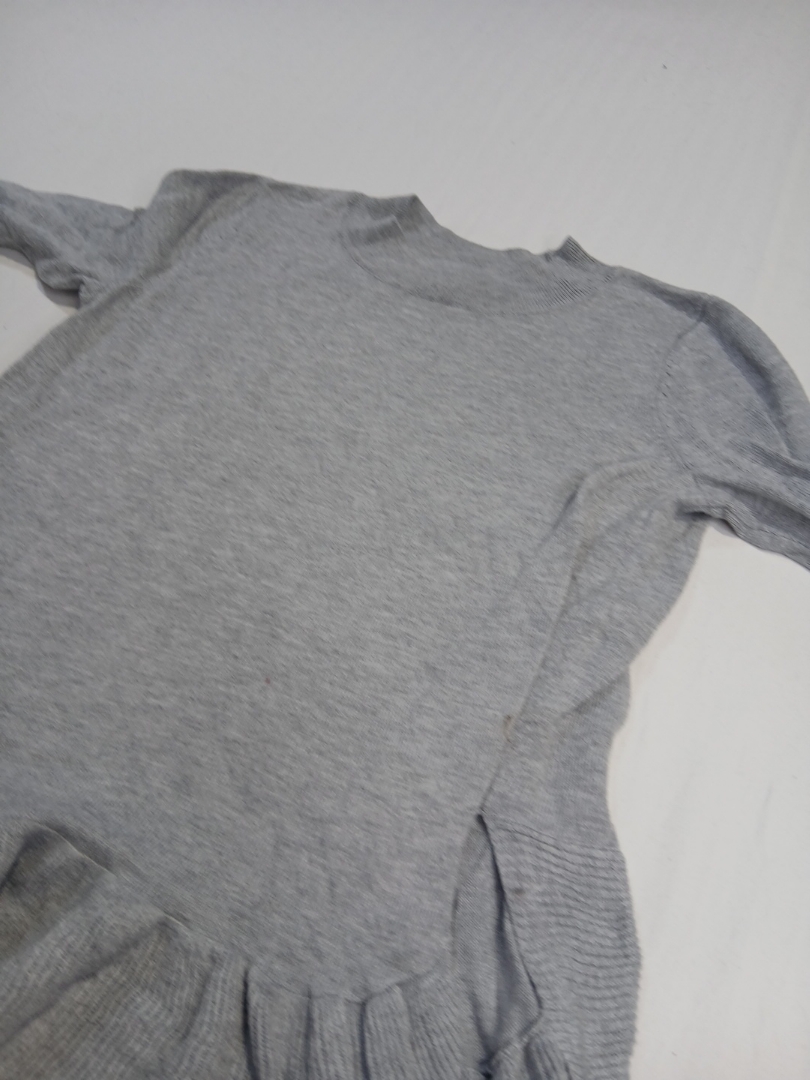 H&M Conscious Ribbed Ruffled Top