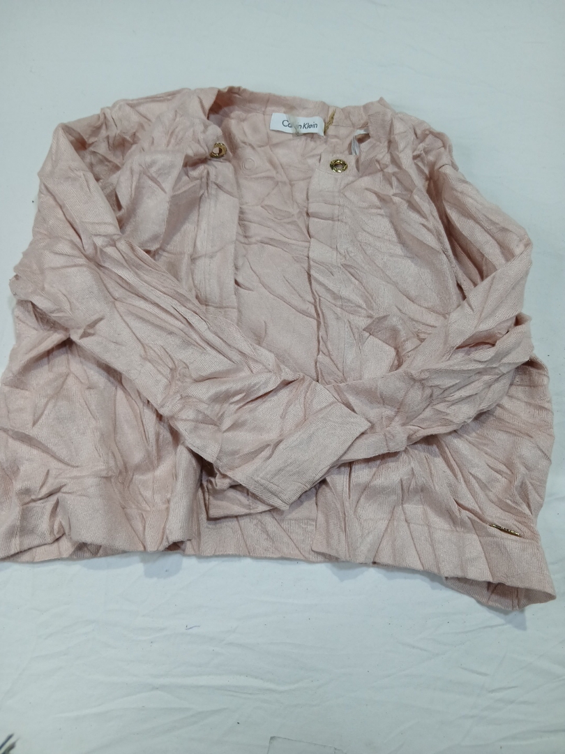 Top de Tricô Rosa Calvin Klein