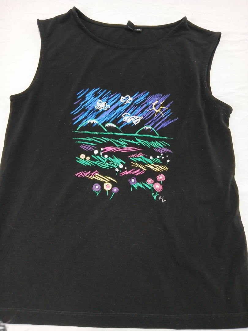 Women's Graphic Sleeveless Top