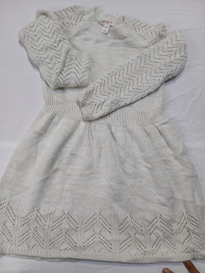 Vestido de Tricô Branco