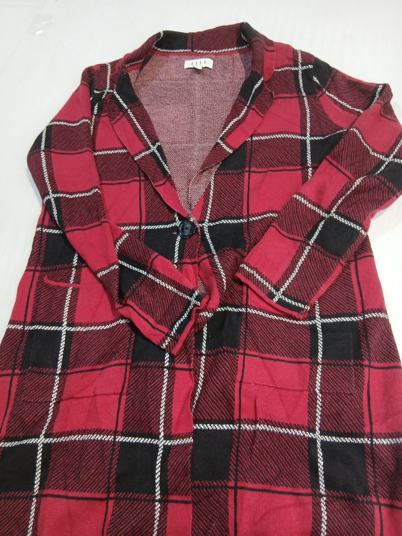 Camicia in flanella a quadri rossi