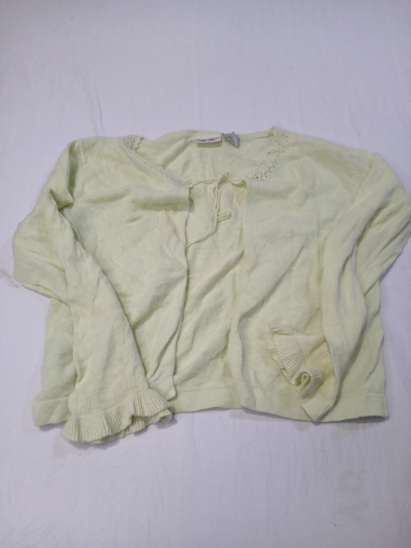 Top a Maglia Verde Pallido