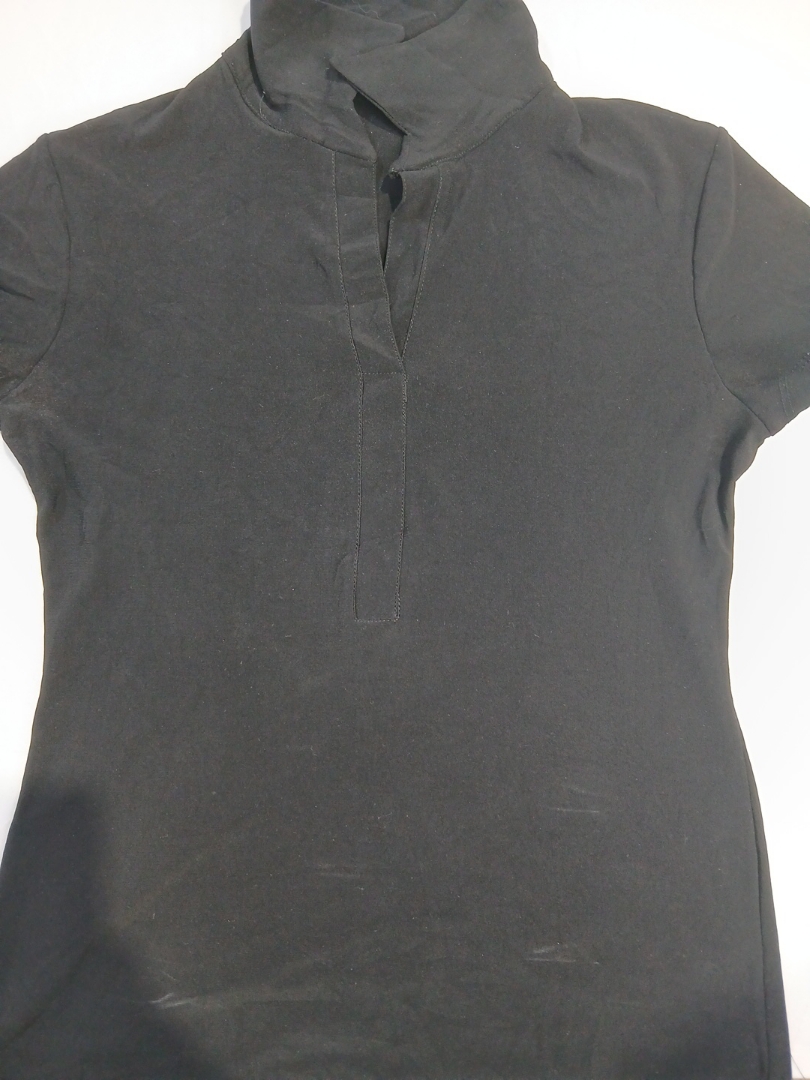 Pull col roulé noir