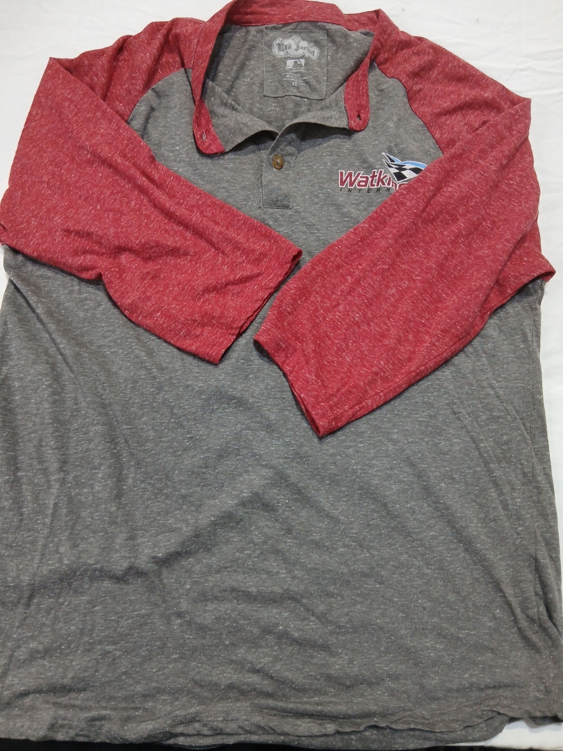 Red and Grey Polo Shirt