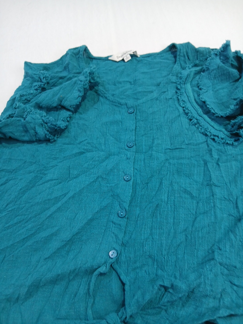 Teal Short Sleeve Top