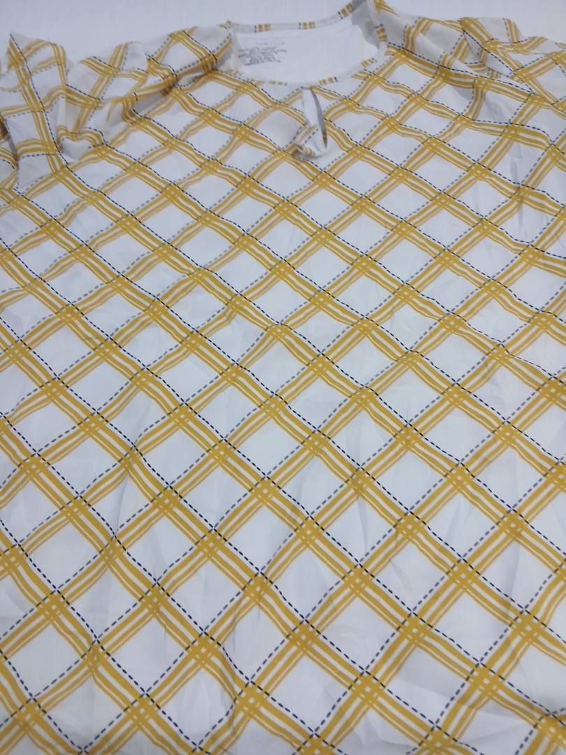 Van Heusen Yellow Plaid Shirt