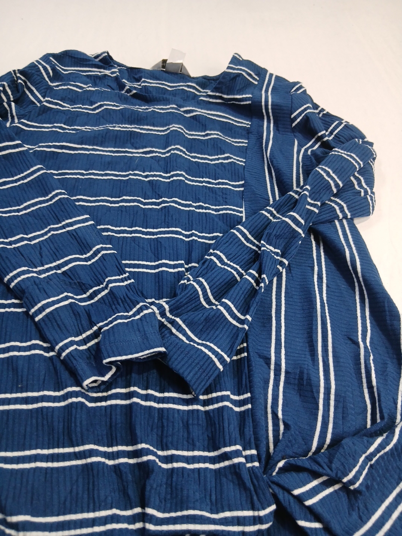 Blue Striped Top